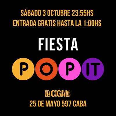 FIESTA POP IT #21