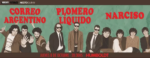 Correo Argentino, Narciso y Plomero líquido en Humboldt | Niceto Club