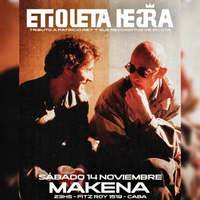 etiqueta negra   en      makena
