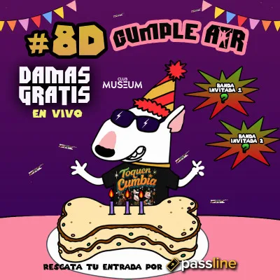 #8D cumple ATR - Damas Gratis en Vivo