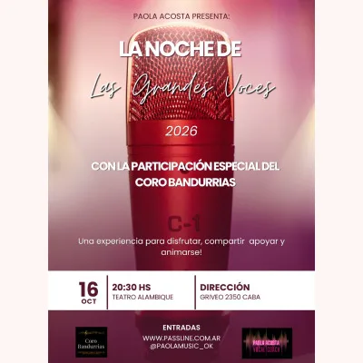 LA NOCHE DE LAS GRANDES VOCES