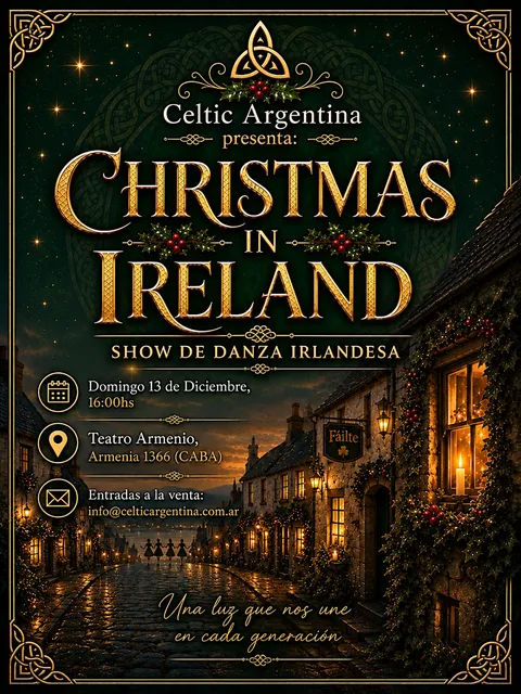 CHRISTMAS IN IRELAND - Show de Danza Irlandesa