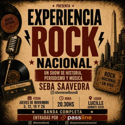 EXPERIENCIA ROCK NACIONAL por SEBA SAAVEDRA