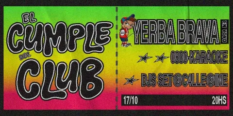 EL CUMPLE DEL CLUB