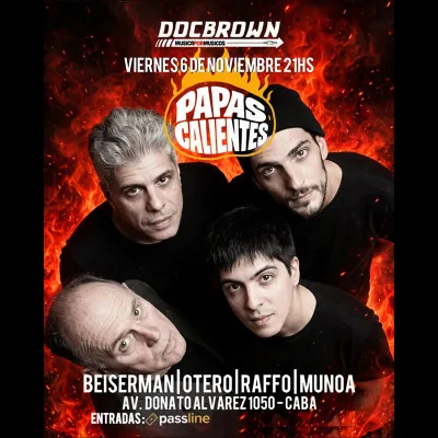 PAPAS CALIENTES "La herencia del Blues y Rock Argentino "...