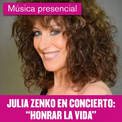 Julia Zenko en concierto: “Honrar la vida”