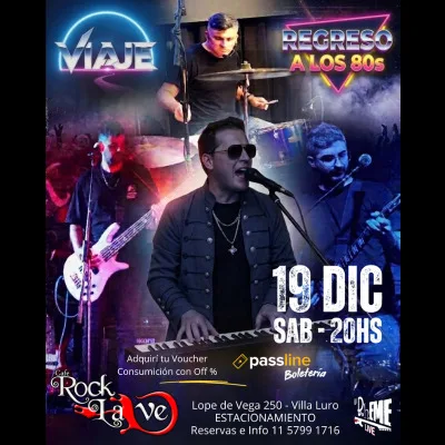 VIAJES - CAFE ROCK LA VE