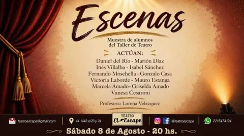 Escenas I - Muestra de alumnos del taller de teatro