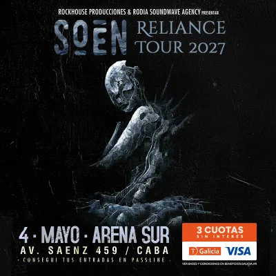 ¡SOEN REGRESA A LA ARGENTINA!