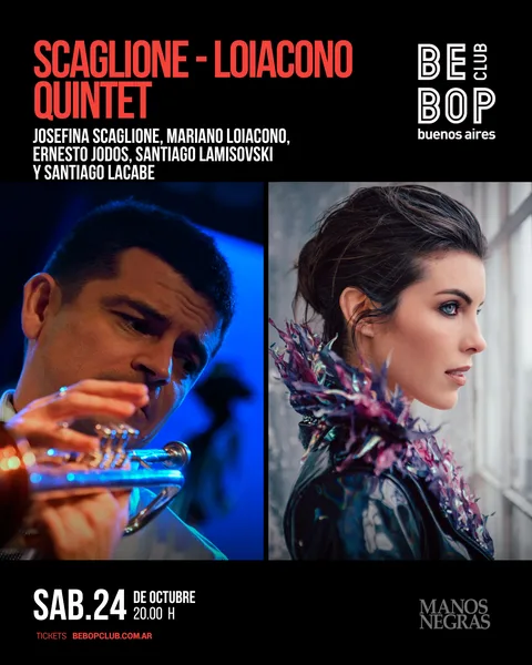Scaglione - Loiacono Quintet | Josefina Scaglione Mariano Loiacono, Ernesto Jodos, Santiago Lamisovski y Santiago Lacabe