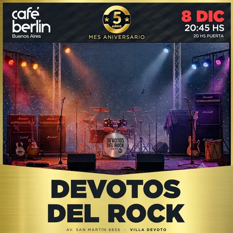 Devotos del Rock en Cafe Berlin