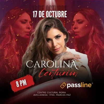 CAROLINA CENTURIÓN EN CONCIERTO: CELEBRANDO 20 AÑOS DE MÚSICA...