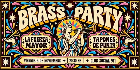 BRASS PARTY! La Fuerza Mayor + Tapones de punta