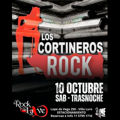 LOS CORTINEROS ROCK - CAFE ROCK LA VE
