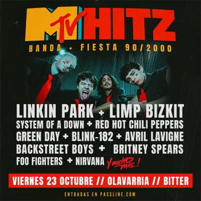 MTV HITZ: Banda + Fiesta 90/2000 en Olavarria