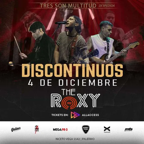 DISCONTINUOS EN THE ROXY LIVE