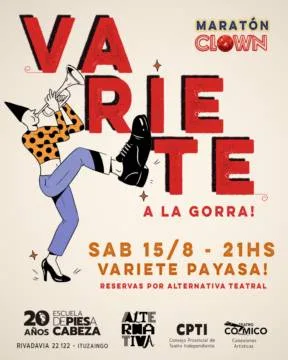 Maratón clown - variete payasa