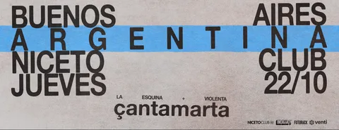 ÇANTAMARTA en Niceto Club (+18 años)