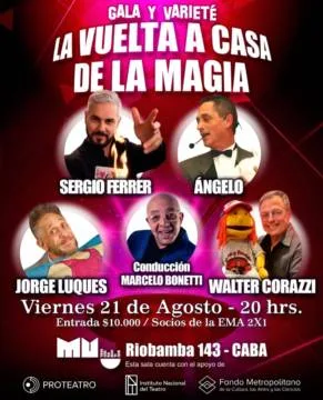 La vuelta a casa de la magia- Gala y varieté