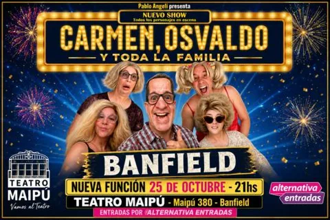Carmen, Osvaldo y toda la familia