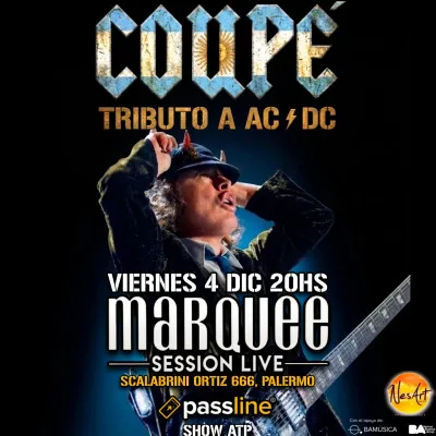 COUPÉ tributo a AC/DC en CABA