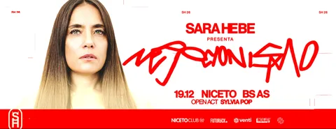 Sara Hebe Presenta Negocionismo en Bs As en Niceto Club (+18 años)