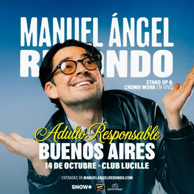 Manuel Angel Redondo presenta Adulto Responsable 14 octubre...