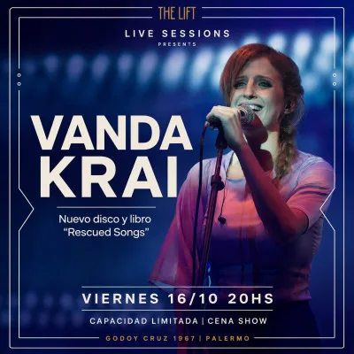 VANDA KRAI: Presentación del nuevo disco y libro “Rescued Songs”...
