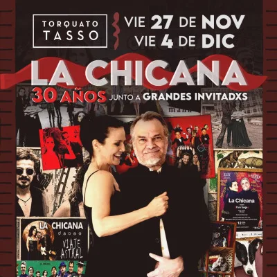 La Chicana 30 años junto a grandes invitadxs