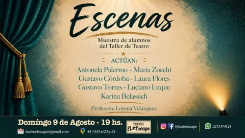 Escenas II - Muestra de alumnos del taller de teatro