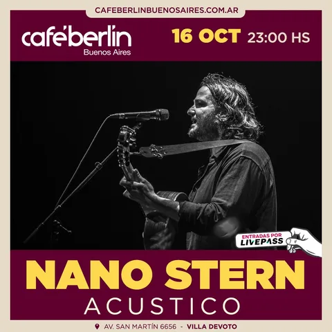 Nano Stern en Cafe Berlin