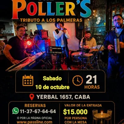 TRIBUTO A LOS PALMERAS X THE POLLERS EN LA BOHEMIACAFECONCERT...
