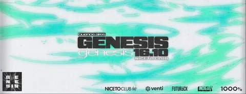 GENESIS VOL. 2 EN NICETO CLUB