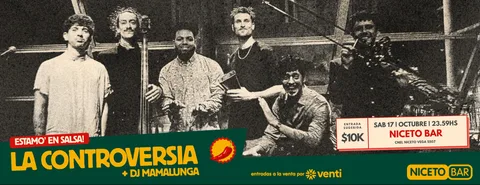 La Controversia presenta: Estamos en Salsa en Niceto Bar