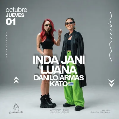 MISION - JUEVES 1 DE OCTUBRE - INDA JANI - LUANA - DANILO ARMAS- KATO 🇺🇾...