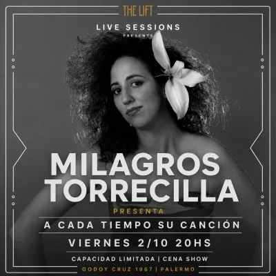 MILAGROS TORRECILLA presenta “A cada tiempo su canción”...
