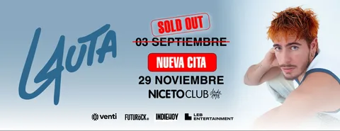 LAUTA  29 NOV en Niceto Club (+18años)