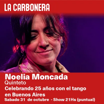Noelia Moncada celebra sus 25 años con el tango en Bs As....
