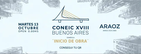 CONEIC XVIII x ARZ 🚧  MARTES 13.10