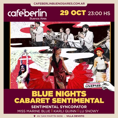 Blue Nights en Cafe Berlin