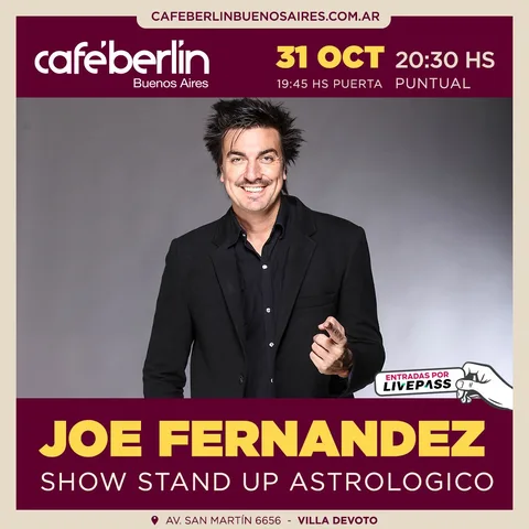 Joe Fernandez en Cafe Berlin