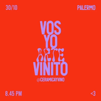 ★ CERAMICA Y VINO 16/10 ★