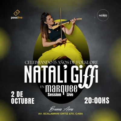 Natalí Giffi 15 Años de Folklore