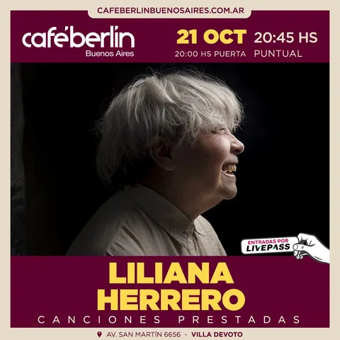 Liliana Herrero en Cafe Berlin