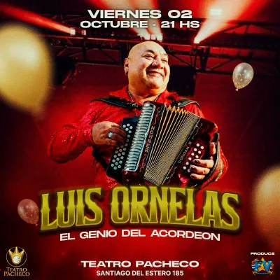 Luis Ornelas en Teatro Pacheco