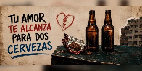 TU AMOR TE ALCANZA PARA DOS CERVEZAS