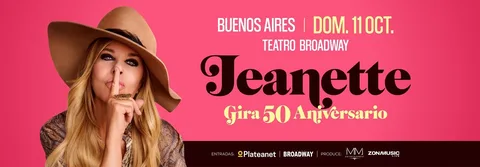 JEANETTE GIRA 50 AÑOS