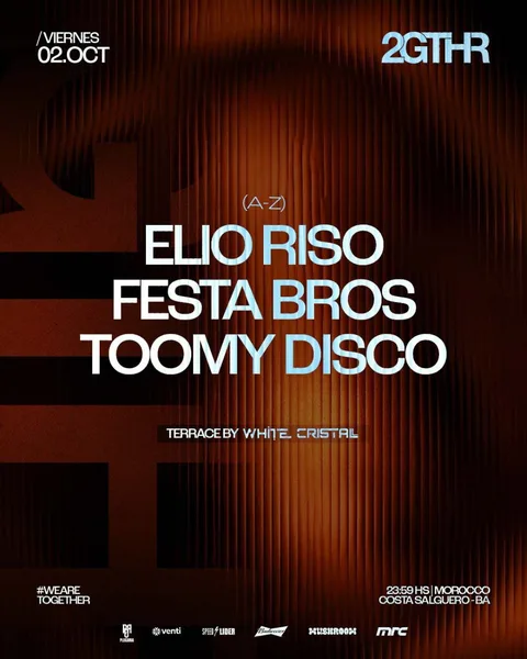 Elio Riso - 2gthr, Club Morocco Costanera - ALLMusicParties