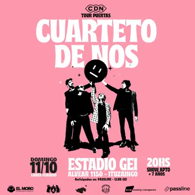 11/10 CUARTETO DE NOS | CLUB GEI