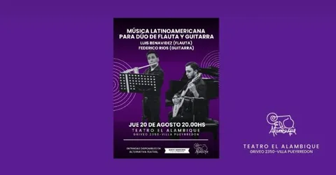 Nuevo Escenario - Música Latinoamericana para dúo de Flauta y guitarra